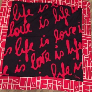 DVF silk scarf